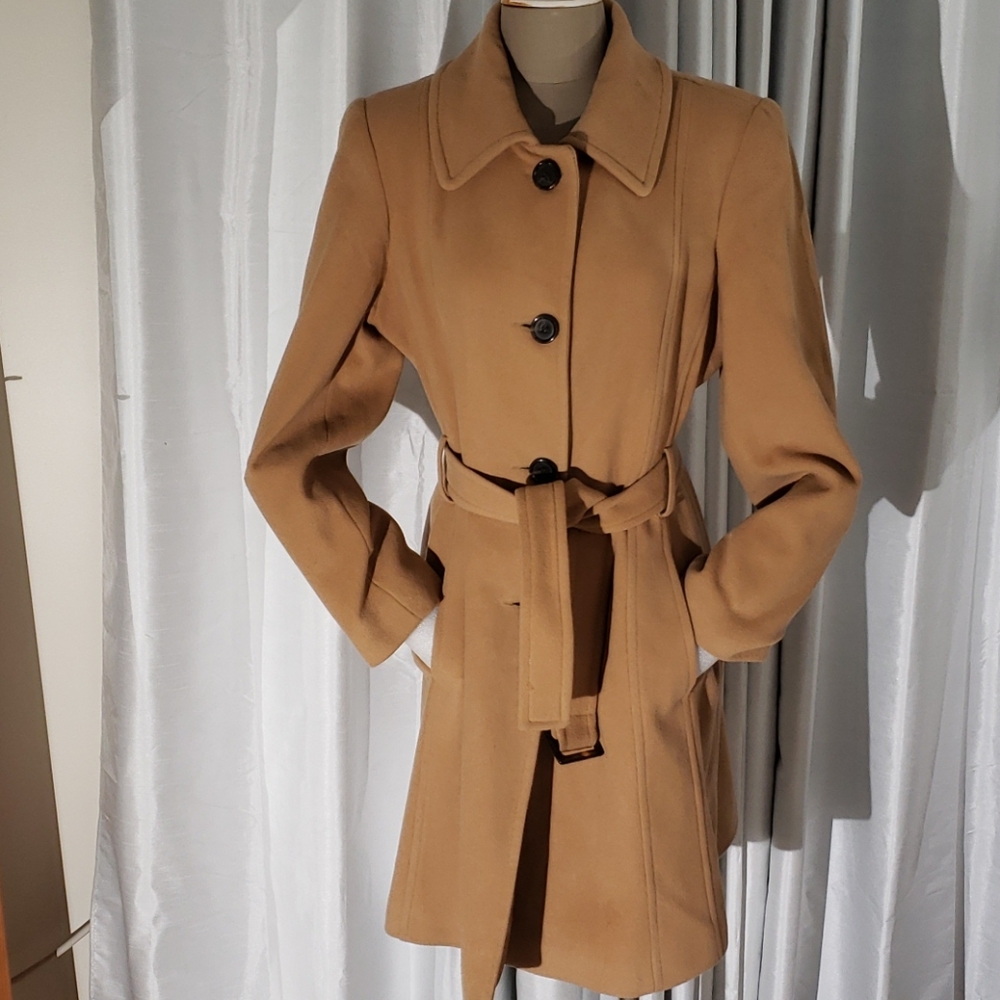 Anne Klein Camel Coat